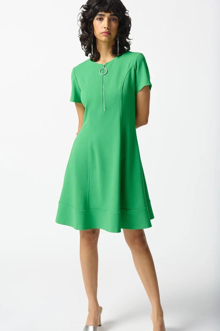 Joseph Ribkoff Ocean Blue Fit-and-Flare Dress Style 241706