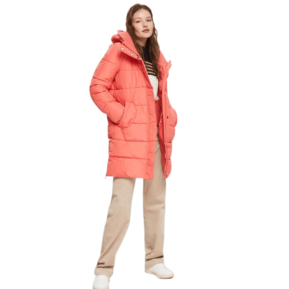 Esprit Quilted Pink Puffer Coat - 092EE1G327_645 – 30 Church