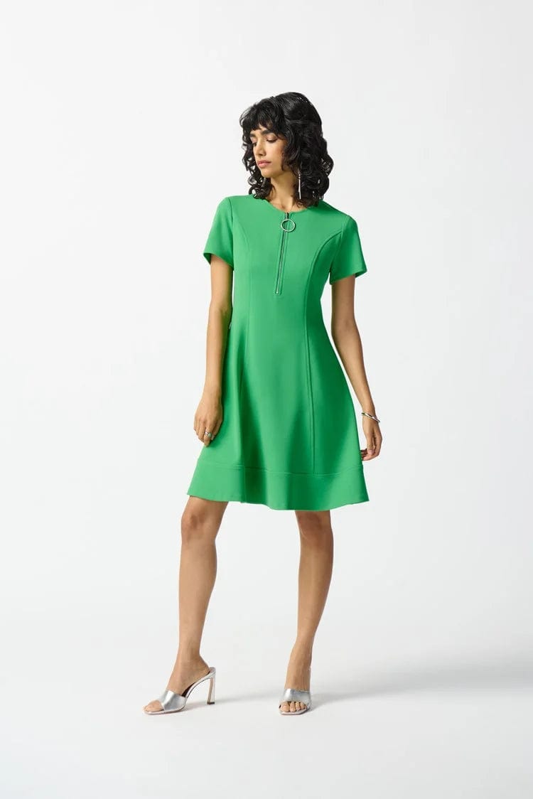 Joseph Ribkoff Scuba Crepe Fit and Flare Dress 242031