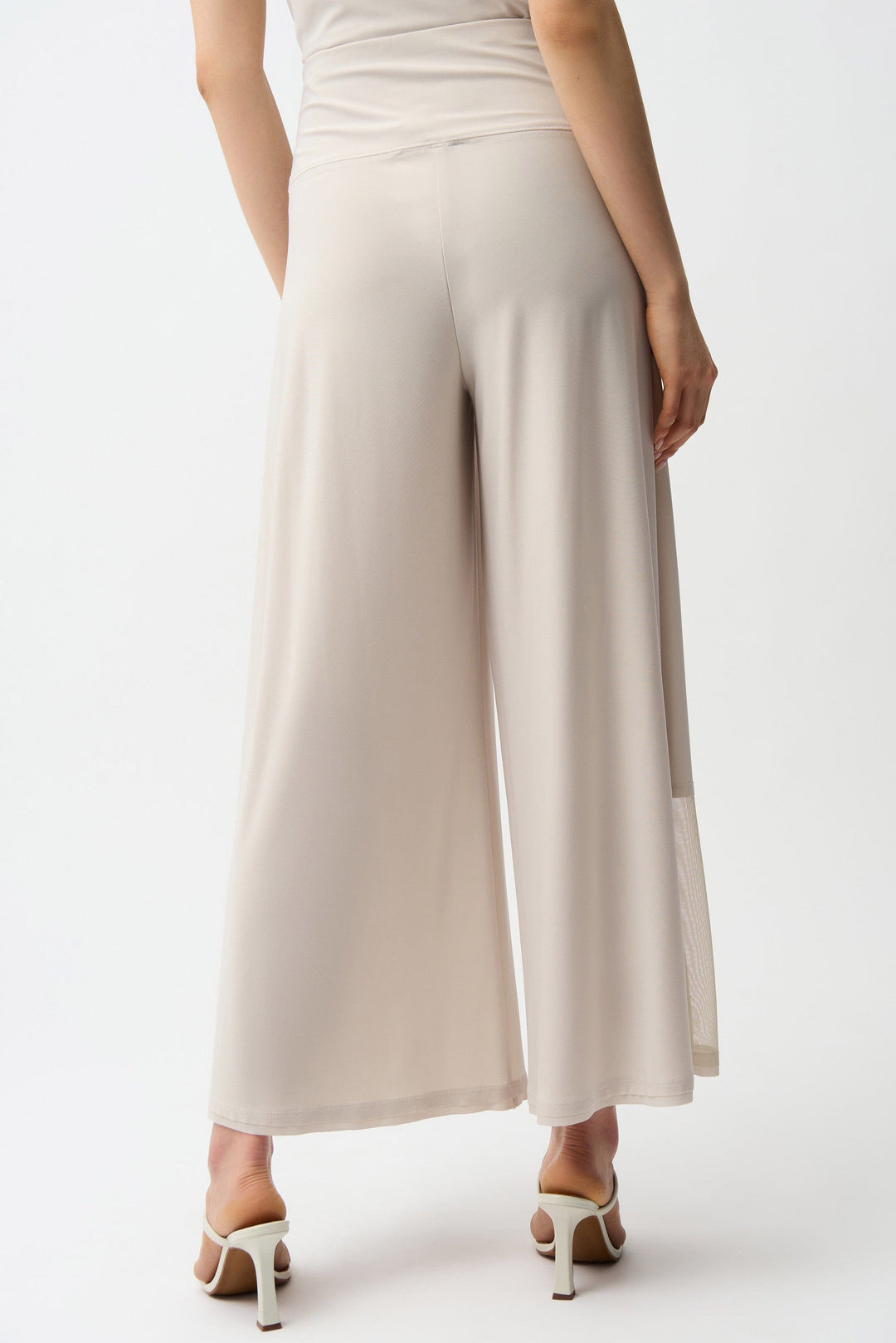 Joseph Ribkoff Wide Leg Pull-On Pant With Mesh Inserts - 261277