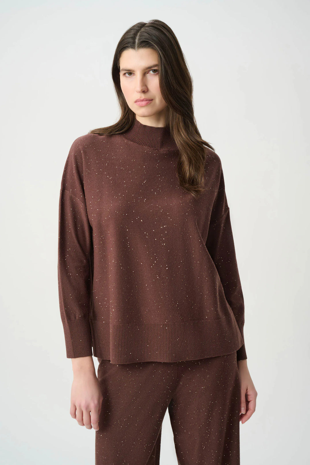 Joesph Ribkoff Sequin Mock-Neck Sweater - 264930 – 30 Church
