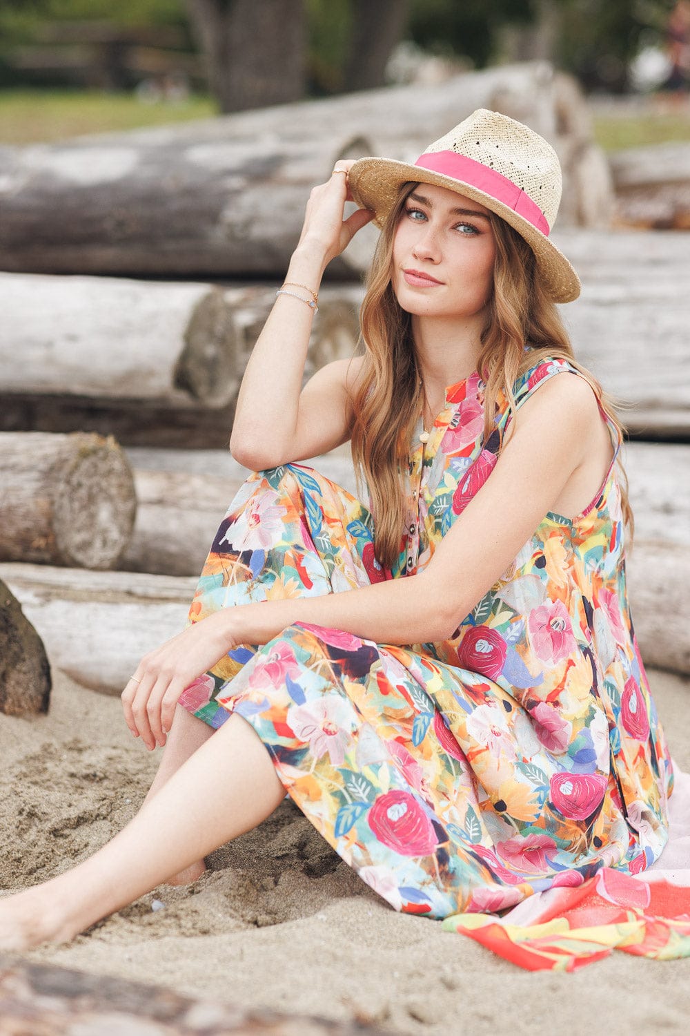 Robe Boho Hippie Papillon - Taille M Mais Taille Comme Un S - Neuf Sans étiquettes - Style Adorable